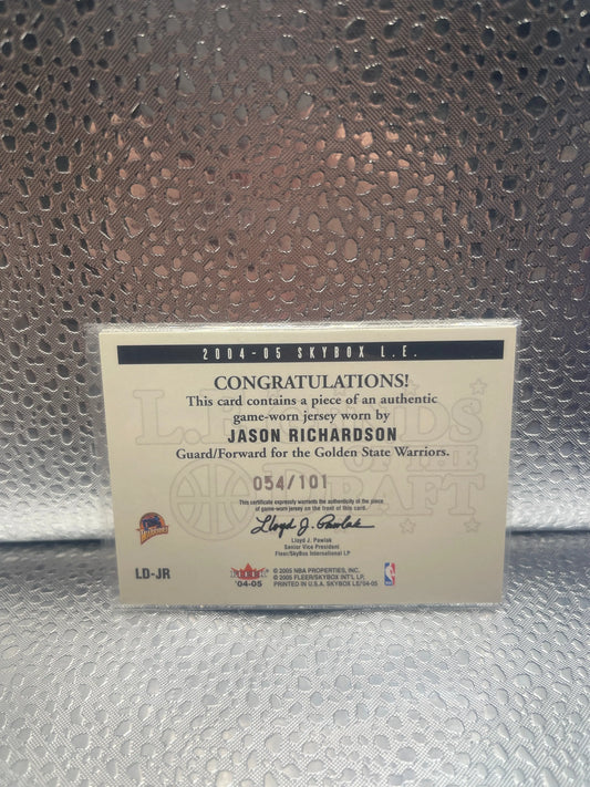 2004-05 Skybox LE Legends Of The Draft Jason Richardson 054/101 FRENLY BRICKS - Open 7 Days