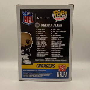 Funko POP! football chargers NFL #105 Keenan Allen FRENLY BRICKS - Open 7 Days