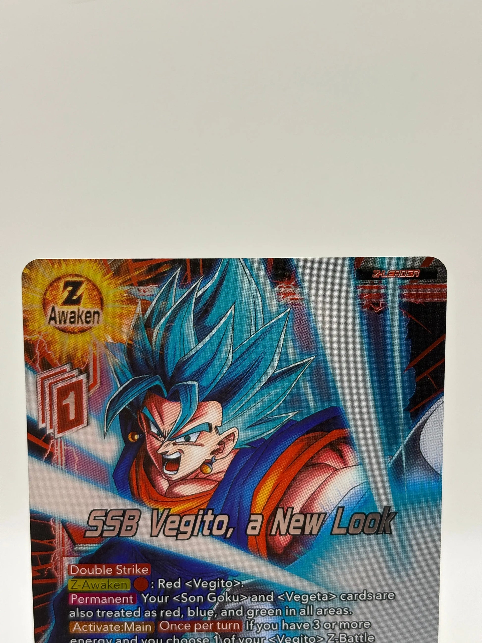 Dragon Ball Super Card Game - SSB Vegito, a New Look EX21-19 EX Foil FRENLY BRICKS - Open 7 Days