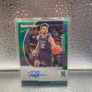 2020-21 Panini Prizm Draft Picks Prospect Green Pat Spencer #PA-PS Auto FRENLY BRICKS - Open 7 Days
