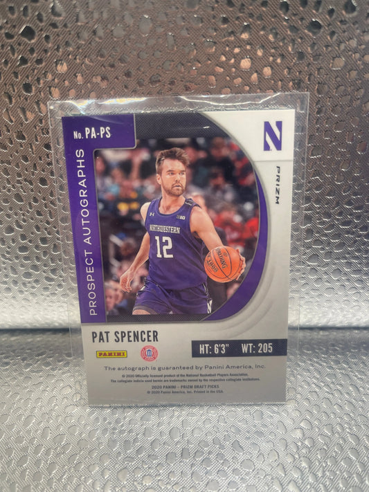 2020-21 Panini Prizm Draft Picks Prospect Green Pat Spencer #PA-PS Auto FRENLY BRICKS - Open 7 Days