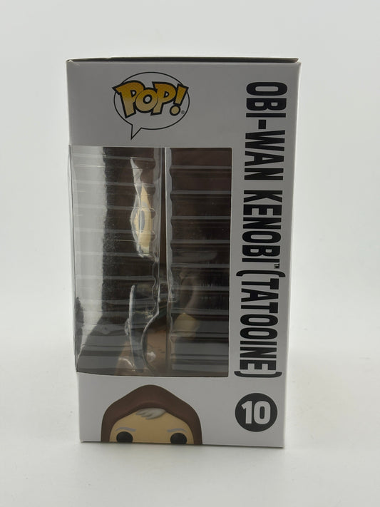 Funko POP! Star Wars #10 Obi-Wan Kenobi (Tatooine) Bobble-Head with Pin FRENLY BRICKS - Open 7 Days