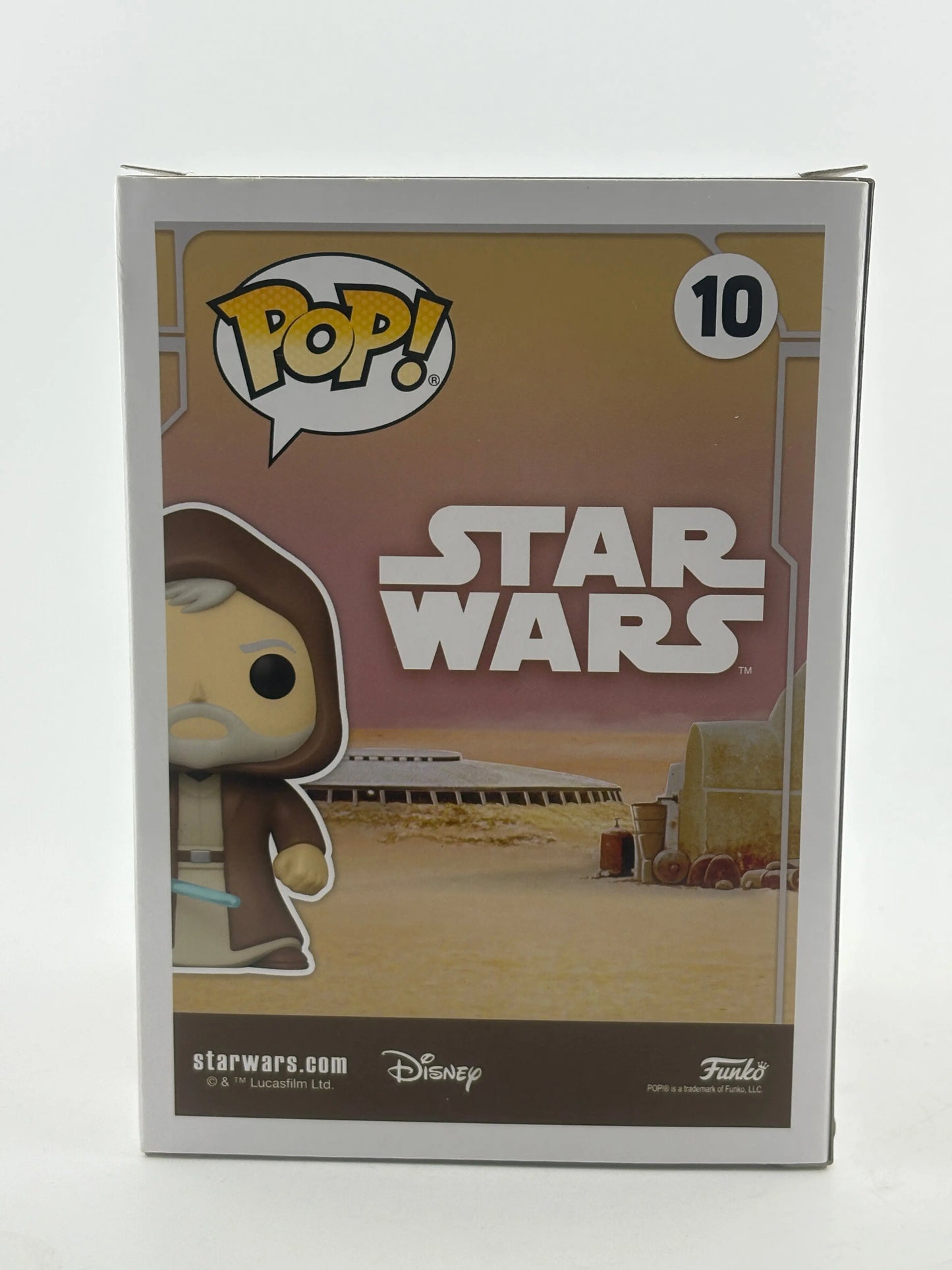 Funko POP! Star Wars #10 Obi-Wan Kenobi (Tatooine) Bobble-Head with Pin FRENLY BRICKS - Open 7 Days