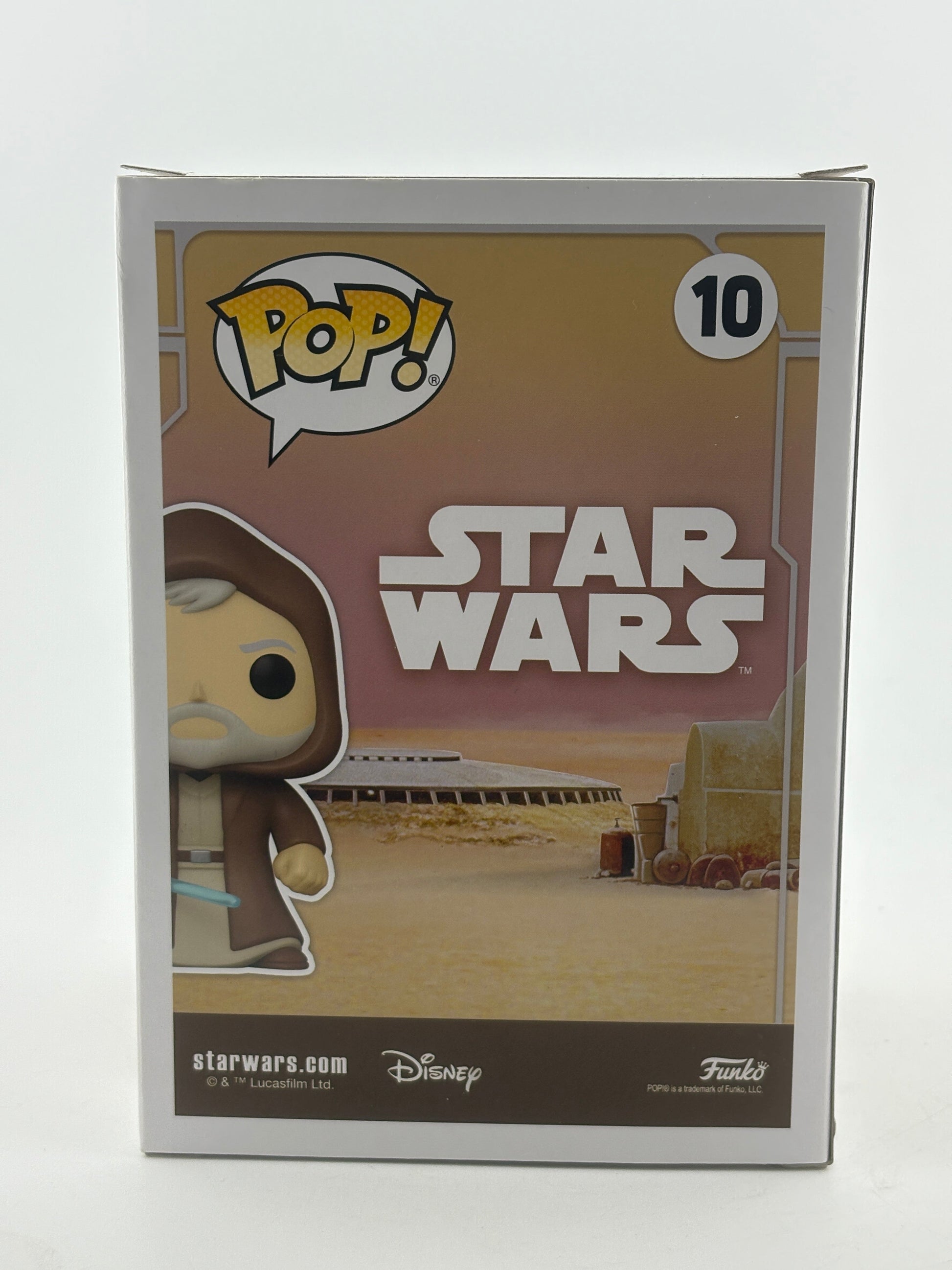 Funko POP! Star Wars #10 Obi-Wan Kenobi (Tatooine) Bobble-Head with Pin FRENLY BRICKS - Open 7 Days