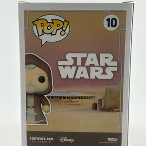 Funko POP! Star Wars #10 Obi-Wan Kenobi (Tatooine) Bobble-Head with Pin FRENLY BRICKS - Open 7 Days