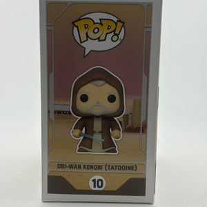 Funko POP! Star Wars #10 Obi-Wan Kenobi (Tatooine) Bobble-Head with Pin FRENLY BRICKS - Open 7 Days
