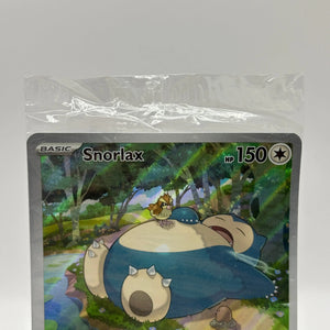 Pokemon TCG 151 - Snorlax SVP051 Black Star Promo Art Rare *BEND* Sealed FRENLY BRICKS - Open 7 Days