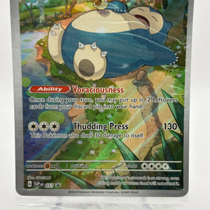 Pokemon TCG 151 - Snorlax SVP051 Black Star Promo Art Rare *BEND* Sealed FRENLY BRICKS - Open 7 Days