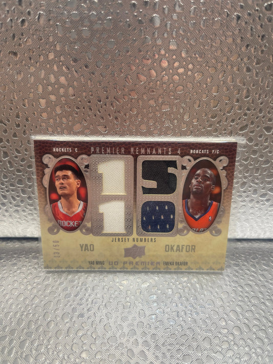 2008-09 Nba Upper Deck Premier Premier Remnants 4 Yao Okafor 13/50 FRENLY BRICKS - Open 7 Days