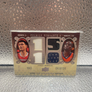 2008-09 Nba Upper Deck Premier Premier Remnants 4 Yao Okafor 13/50 FRENLY BRICKS - Open 7 Days
