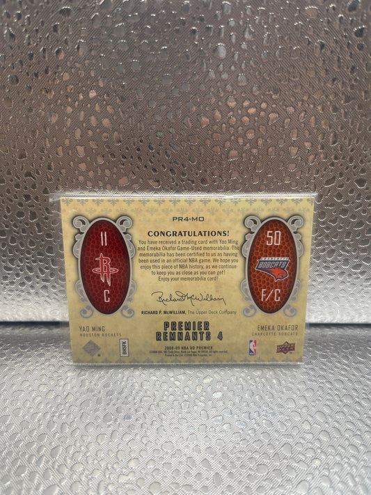 2008-09 Nba Upper Deck Premier Premier Remnants 4 Yao Okafor 13/50 FRENLY BRICKS - Open 7 Days