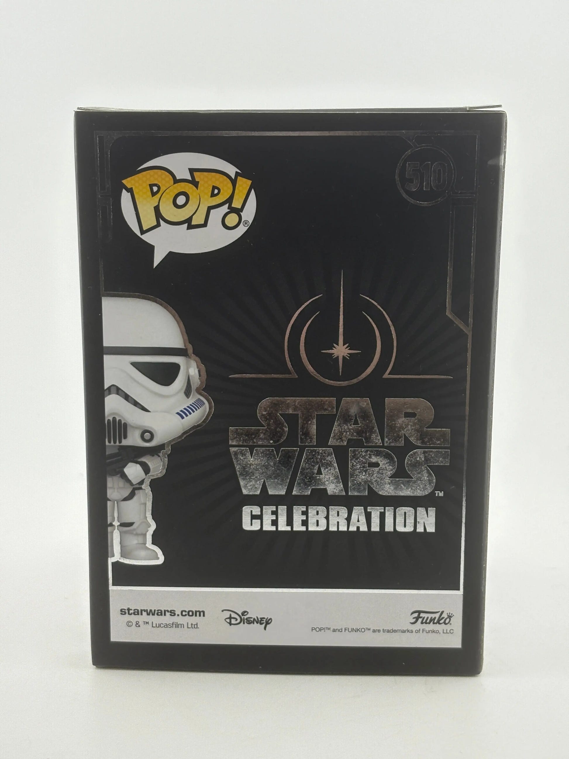 Funko POP! Star Wars #510 Stormtrooper 2022 Galactic Convention Exclusive FRENLY BRICKS - Open 7 Days image 3