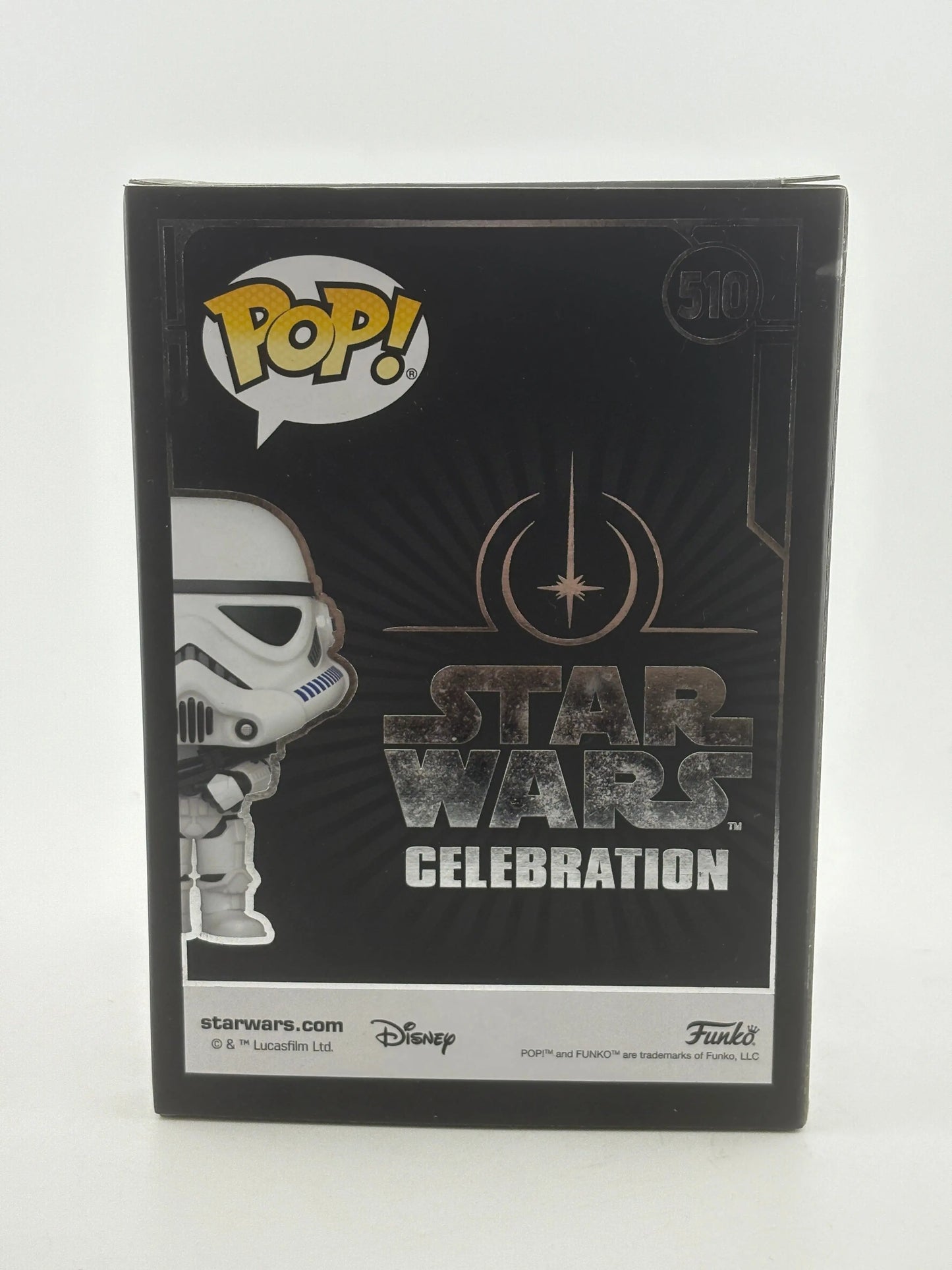 Funko POP! Star Wars #510 Stormtrooper 2022 Galactic Convention Exclusive FRENLY BRICKS - Open 7 Days