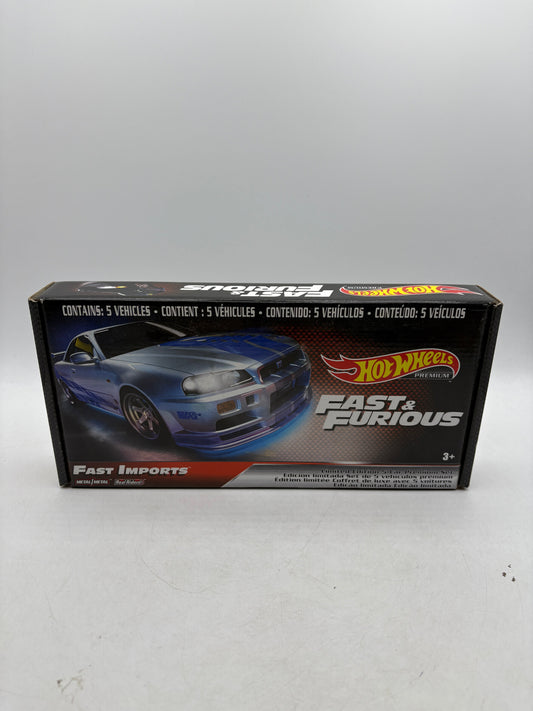 Hot Wheels Premium Fast & Furious Fast Imports 5 Car Set Sealed FRENLY BRICKS - Open 7 Days