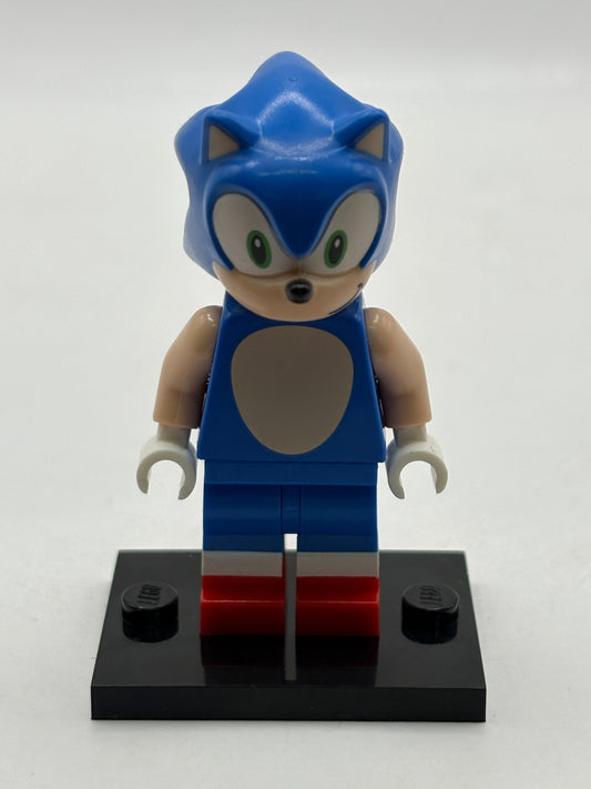 Lego Sonic The Hedgehog - Sonic The Hedgehog SON004 Left Side Grin Minifigure FRENLY BRICKS - Open 7 Days
