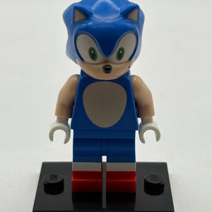 Lego Sonic The Hedgehog - Sonic The Hedgehog SON004 Left Side Grin Minifigure FRENLY BRICKS - Open 7 Days