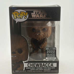 Funko POP! Star Wars #513 Chewbacca 2022 Galactic Convention Exclusive FRENLY BRICKS - Open 7 Days