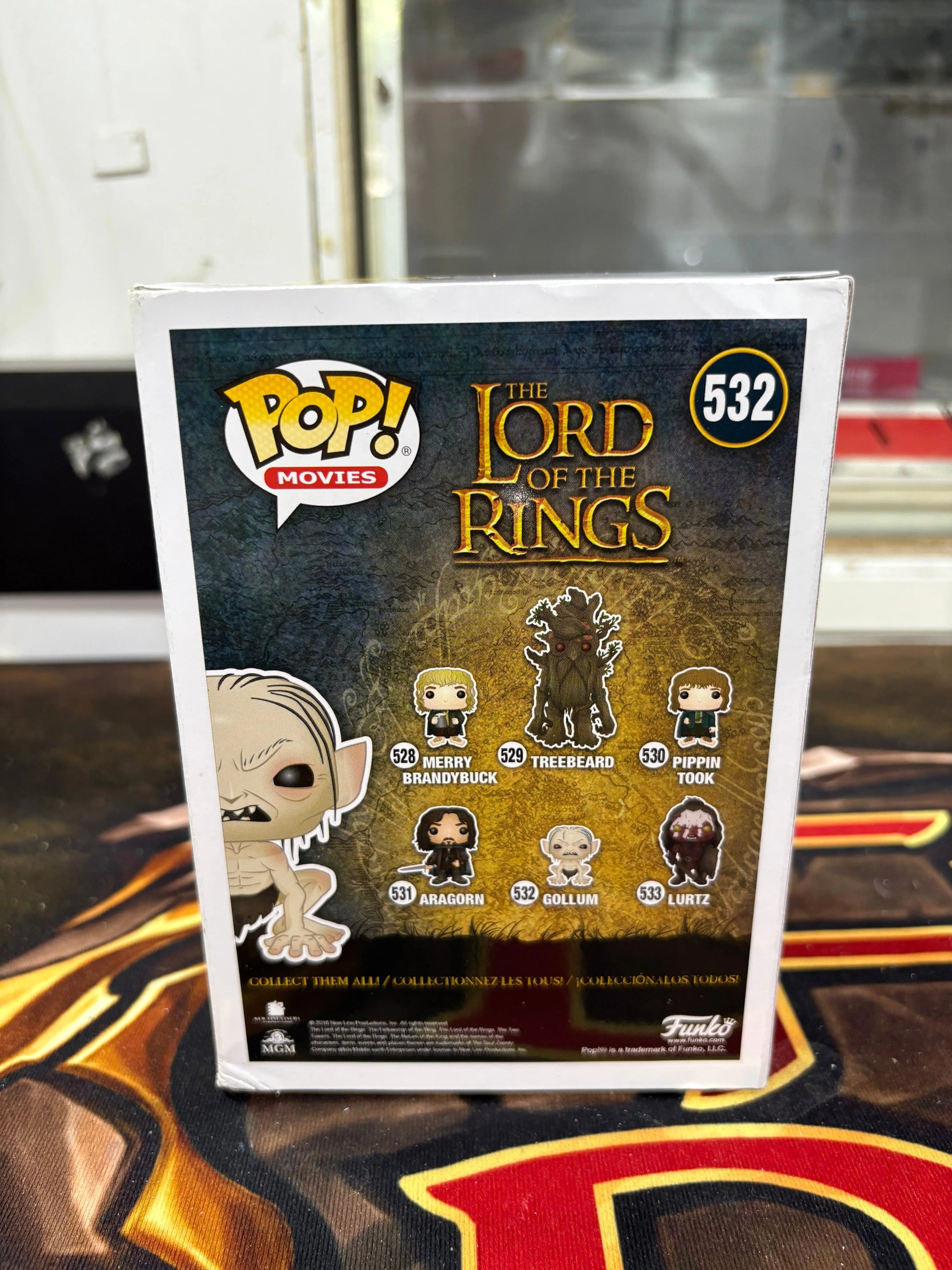 Funko POP! Lord of the Rings - Gollum CHASE Vinyl Figure #532 FRENLY BRICKS - Open 7 Days