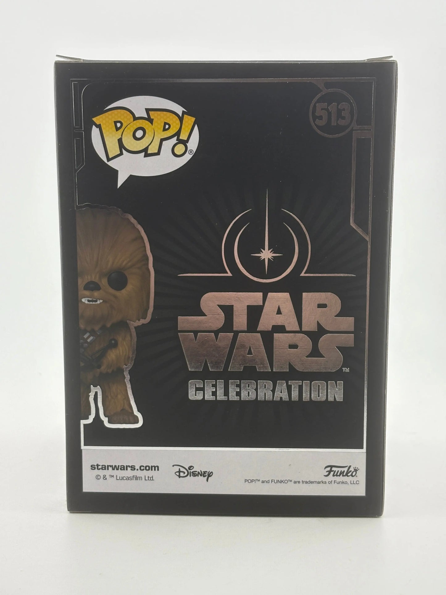 Funko POP! Star Wars #513 Chewbacca 2022 Galactic Convention Exclusive FRENLY BRICKS - Open 7 Days