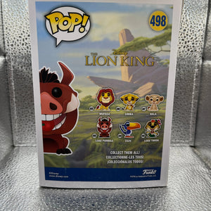 Funko POP Disney - The Lion King - Luau Pumbaa #498 FRENLY BRICKS - Open 7 Days