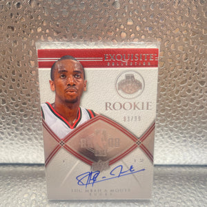 2008-09 Exquisite Collection Luc Mbaha Moute Rookie Auto /99 FRENLY BRICKS - Open 7 Days