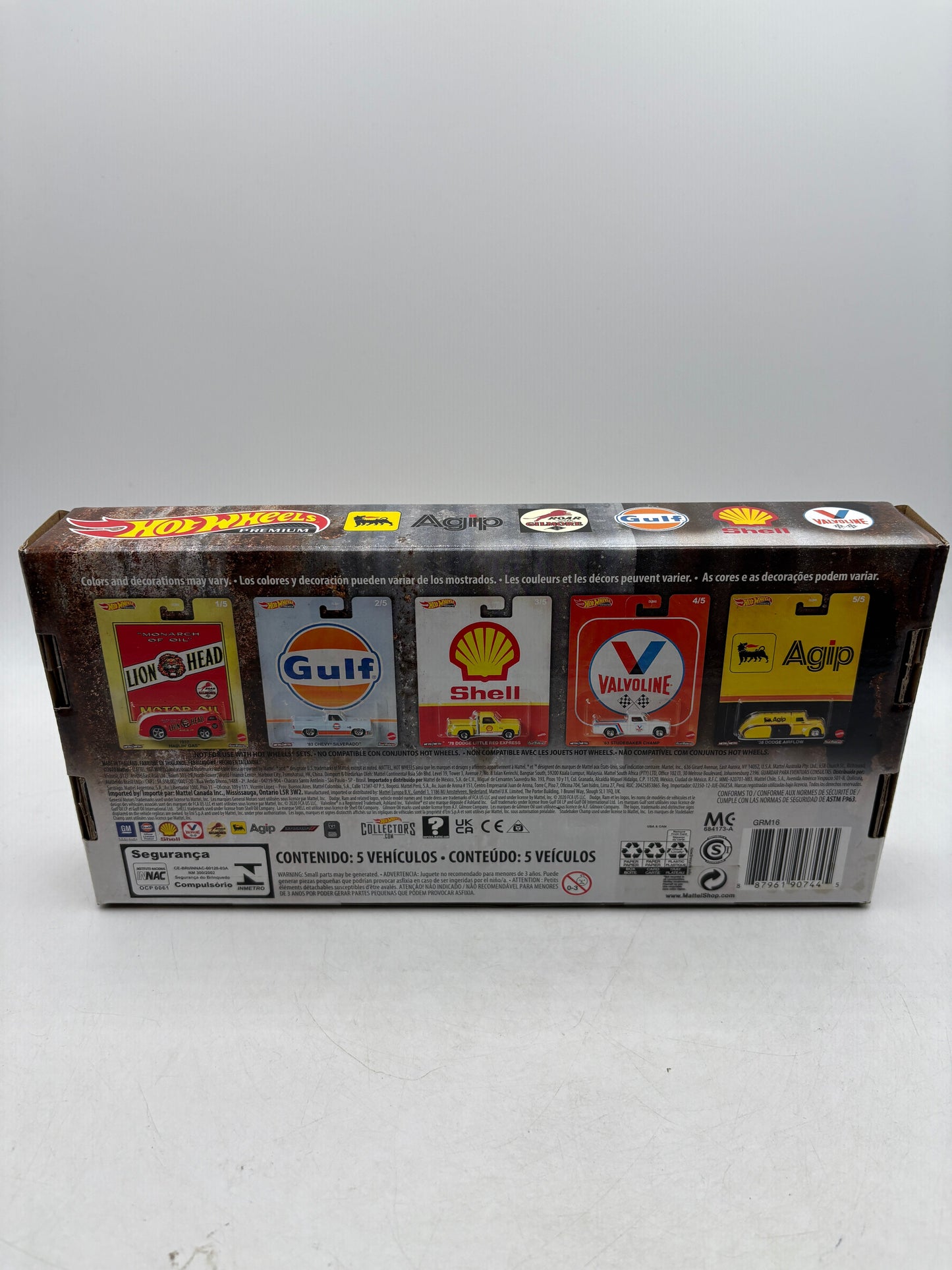 Hot Wheels Gas Themed Collector Edition Set Of 5 Premium Car Culture FRENLY BRICKS - Open 7 Days