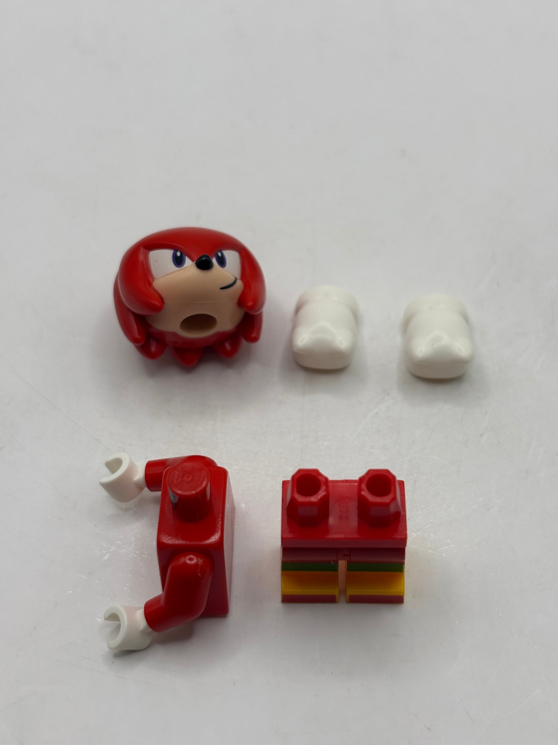 Lego Sonic The Hedgehog - Knuckles Big Hand Grin SON016 Minifigure FRENLY BRICKS - Open 7 Days