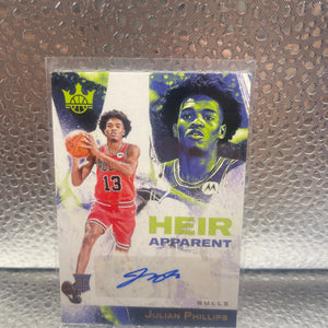 2023-24 Court Kings Heir Apparent Autographs Julian Phillips Auto /125 FRENLY BRICKS - Open 7 Days