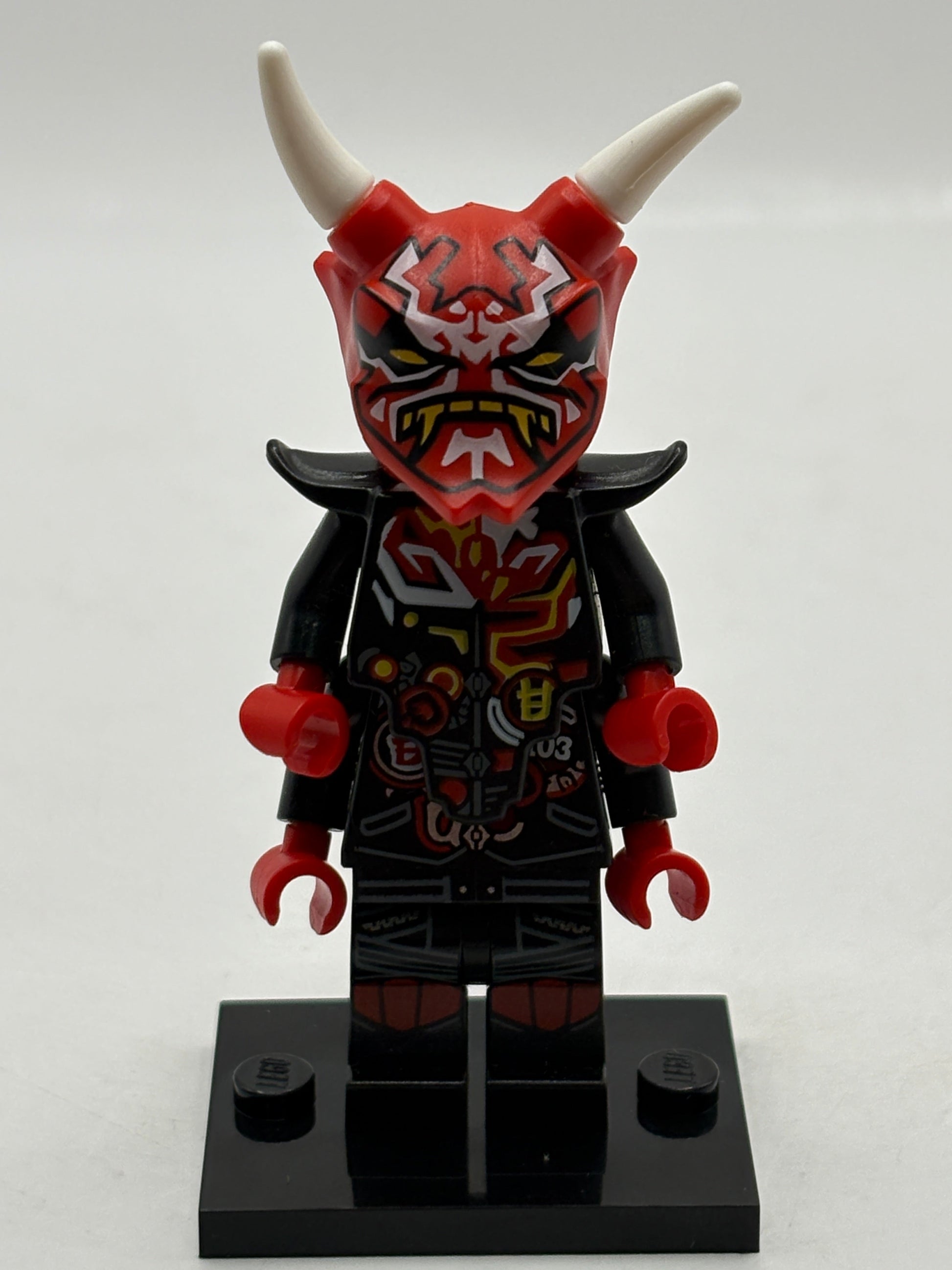 Lego Ninjago - Mr E with Oni Mask Minifigure NJ0385 *Wrong Head* FRENLY BRICKS - Open 7 Days