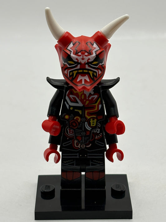 Lego Ninjago - Mr E with Oni Mask Minifigure NJ0385 *Wrong Head* FRENLY BRICKS - Open 7 Days