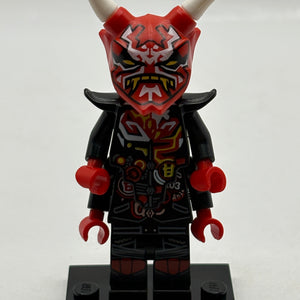 Lego Ninjago - Mr E with Oni Mask Minifigure NJ0385 *Wrong Head* FRENLY BRICKS - Open 7 Days