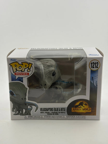 Funko POP! Movies Jurassic World #1212 Velociraptors (Blue & Beta) FRENLY BRICKS - Open 7 Days