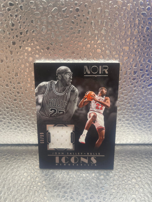 2018-18 Panini Noir Basketball John Salley Icons Memorabilia /99 Patch Nm FRENLY BRICKS - Open 7 Days