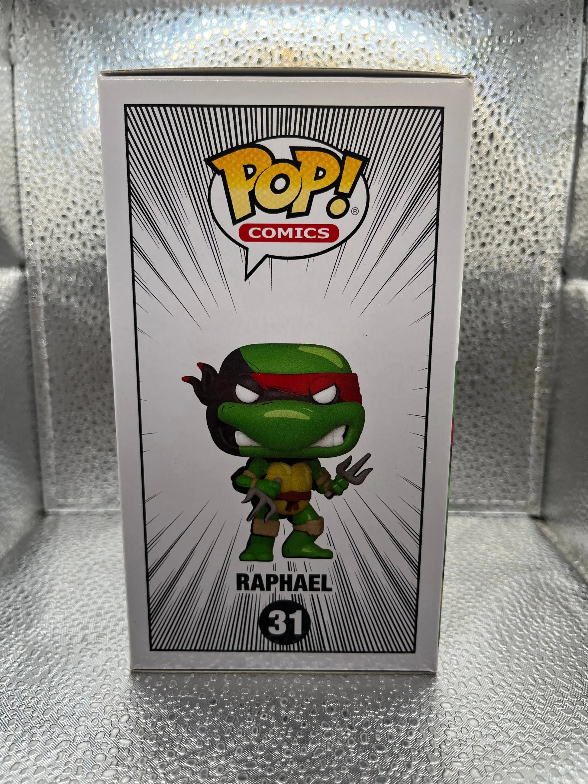 Funko POP Comics - TMNT - Raphael #31 (Black and White Chase Exclusive) FRENLY BRICKS - Open 7 Days