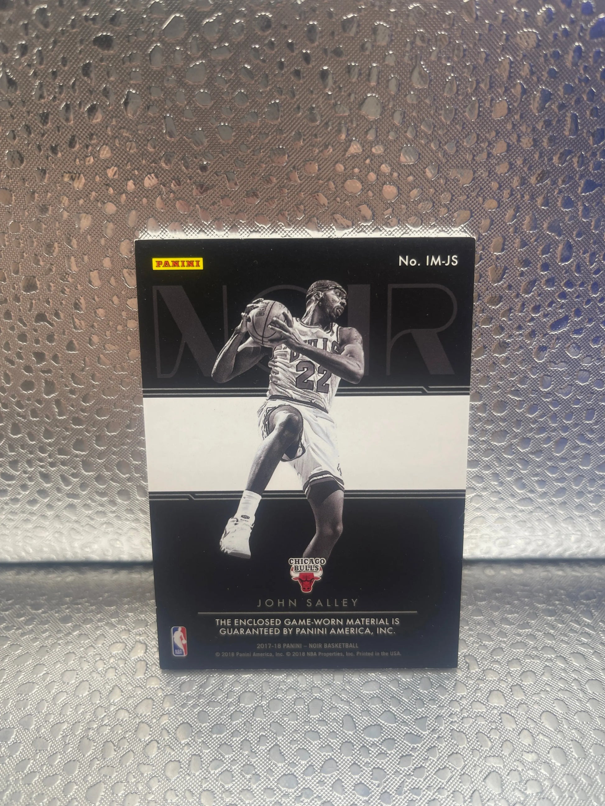 2018-18 Panini Noir Basketball John Salley Icons Memorabilia /99 Patch Nm FRENLY BRICKS - Open 7 Days