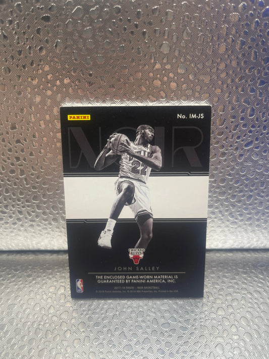 2018-18 Panini Noir Basketball John Salley Icons Memorabilia /99 Patch Nm FRENLY BRICKS - Open 7 Days