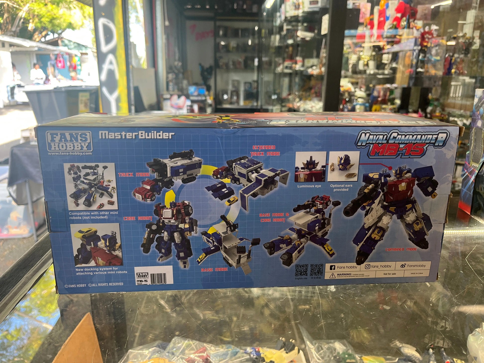 MB-15 Naval Commander | Fans Hobby Master Builder 3rd Party Action Figures FRENLY BRICKS - Open 7 Days