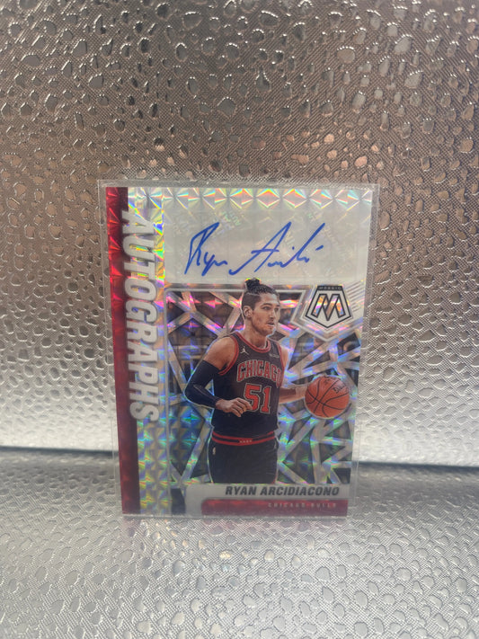 2020-21 Panini Mosaic Auto Mosaic Ryan Arcidiacono #AM-RAR Auto NM FRENLY BRICKS - Open 7 Days