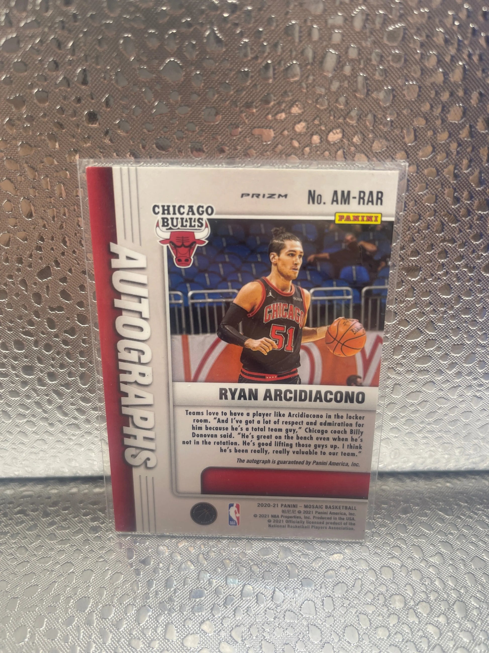 2020-21 Panini Mosaic Auto Mosaic Ryan Arcidiacono #AM-RAR Auto NM FRENLY BRICKS - Open 7 Days