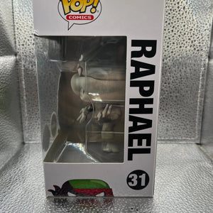 Funko POP Comics - TMNT - Raphael #31 (Black and White Chase Exclusive) FRENLY BRICKS - Open 7 Days