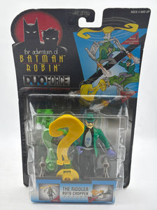 Vintage Kenner Batman & Robin The Riddler Roto Chopper Figure MOC Sealed 1997
