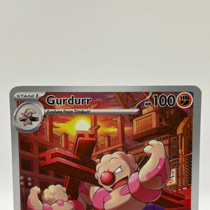 Pokemon TCG Black Bolt - Gurdurr 126/086 Art Rare NM FRENLY BRICKS - Open 7 Days