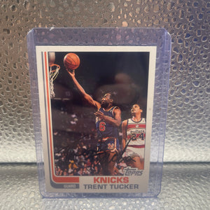 Trent Tucker Topps Archive 1993 Autograph Card FRENLY BRICKS - Open 7 Days