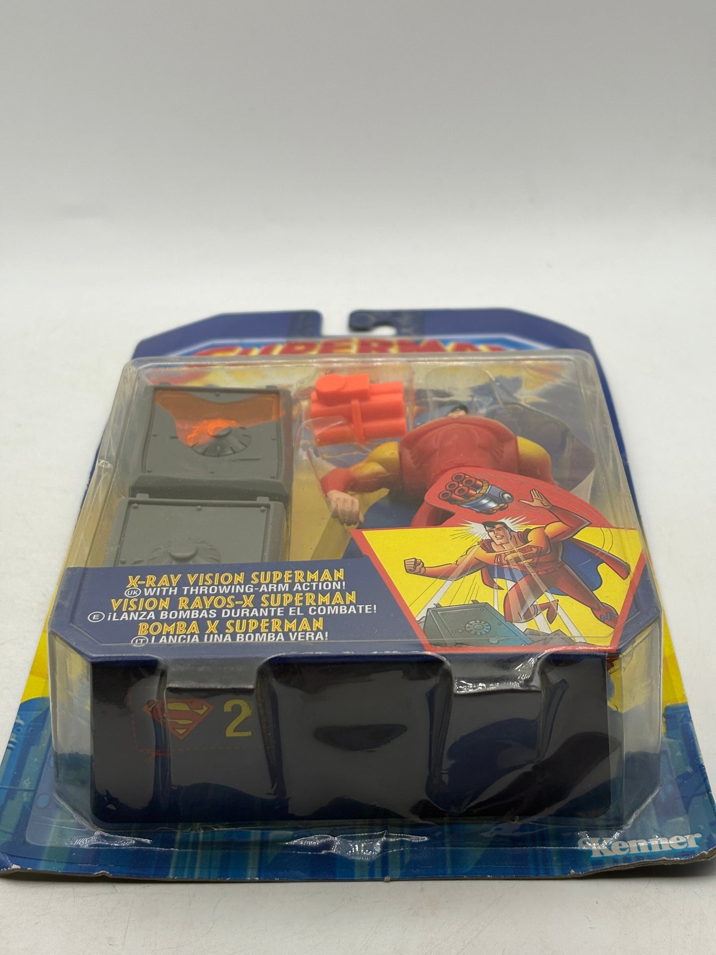Kenner - Superman The Animated Series - X-Ray Vision Superman Action Figure FRENLY BRICKS - Open 7 Days
