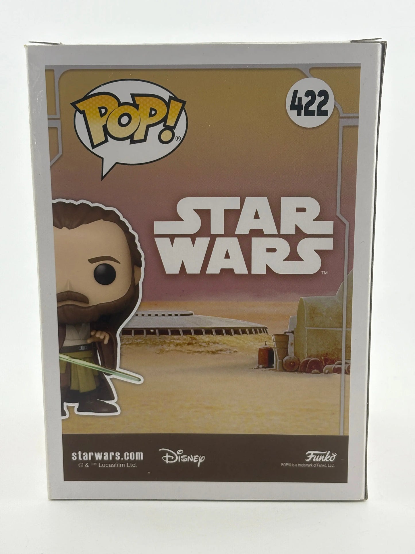 Funko POP! Star Wars #422 Qui-Gon Jinn (Tatooine) Special Edition FRENLY BRICKS - Open 7 Days