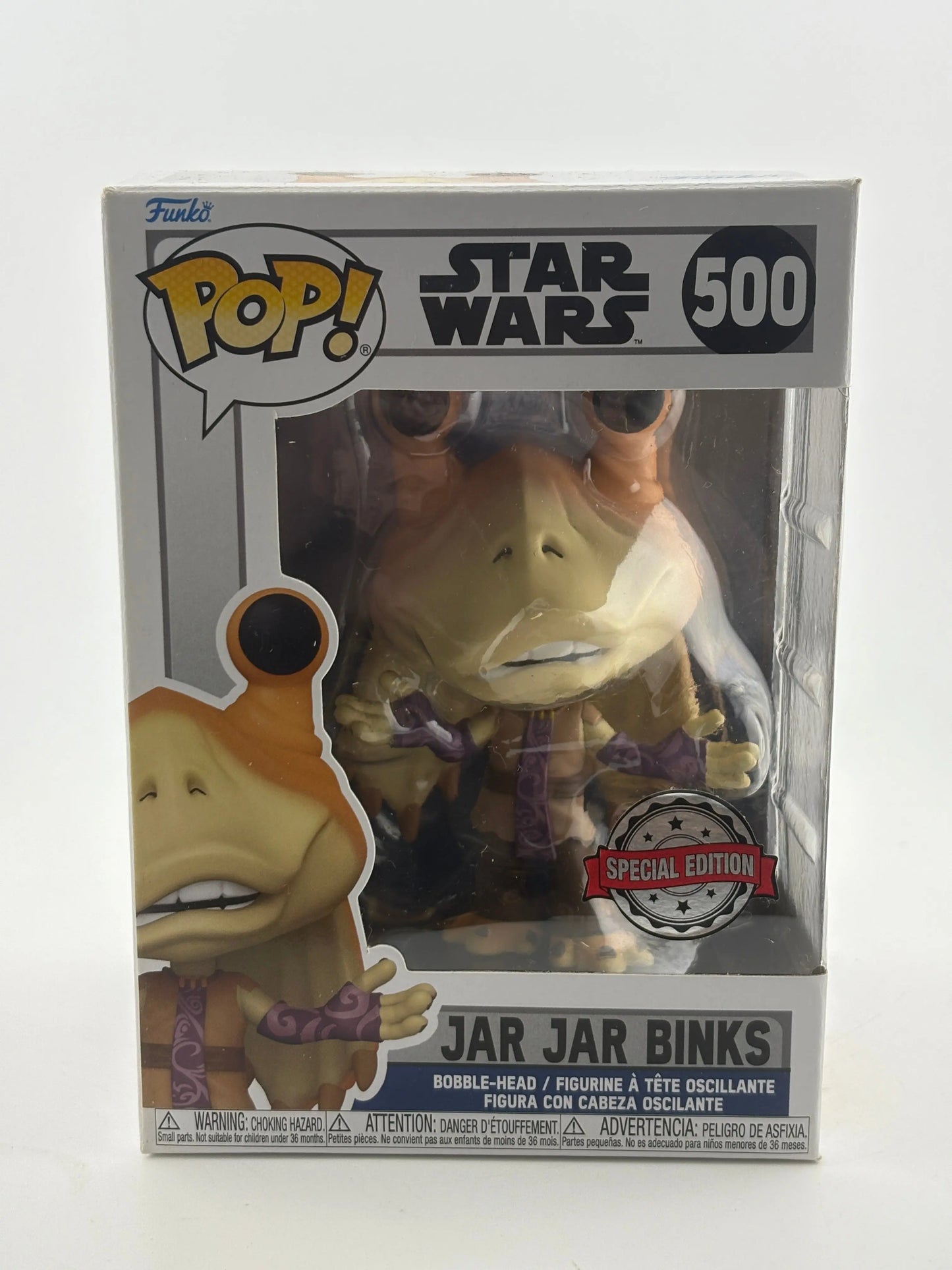 Funko POP! Star Wars #500 Jar Jar Binks Special Edition Bobble-Head FRENLY BRICKS - Open 7 Days
