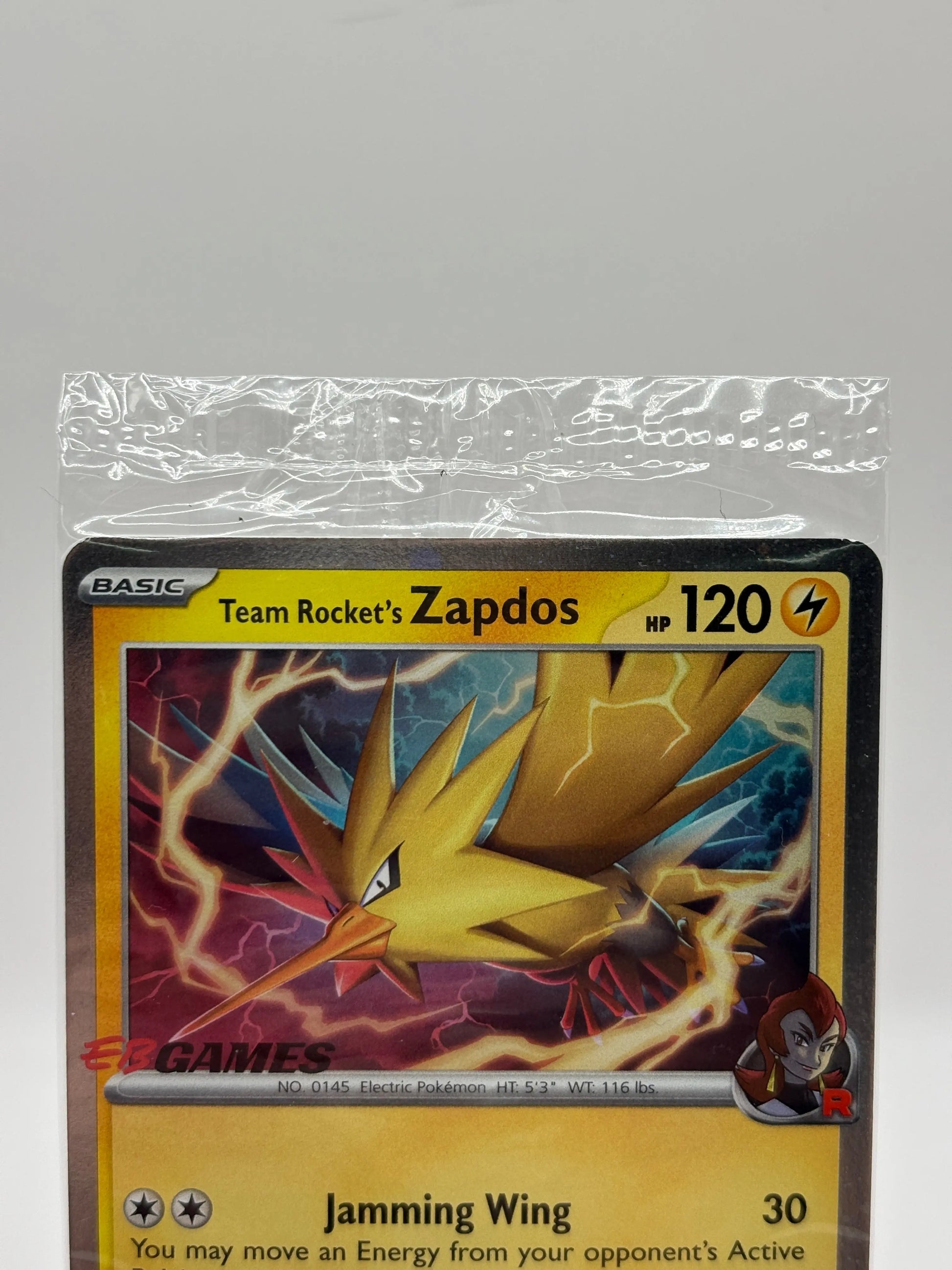 Pokemon TCG Destined Rivals - Team Rocket’s Zapdos 070/182 EB Games Promo Sealed FRENLY BRICKS - Open 7 Days