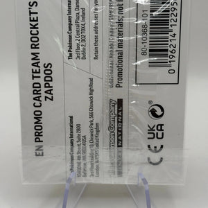 Pokemon TCG Destined Rivals - Team Rocket’s Zapdos 070/182 EB Games Promo Sealed FRENLY BRICKS - Open 7 Days