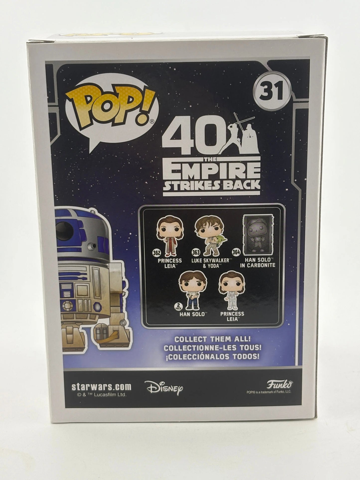 Funko POP! Star Wars #31 R2-D2 Special Edition Bobble-Head FRENLY BRICKS - Open 7 Days