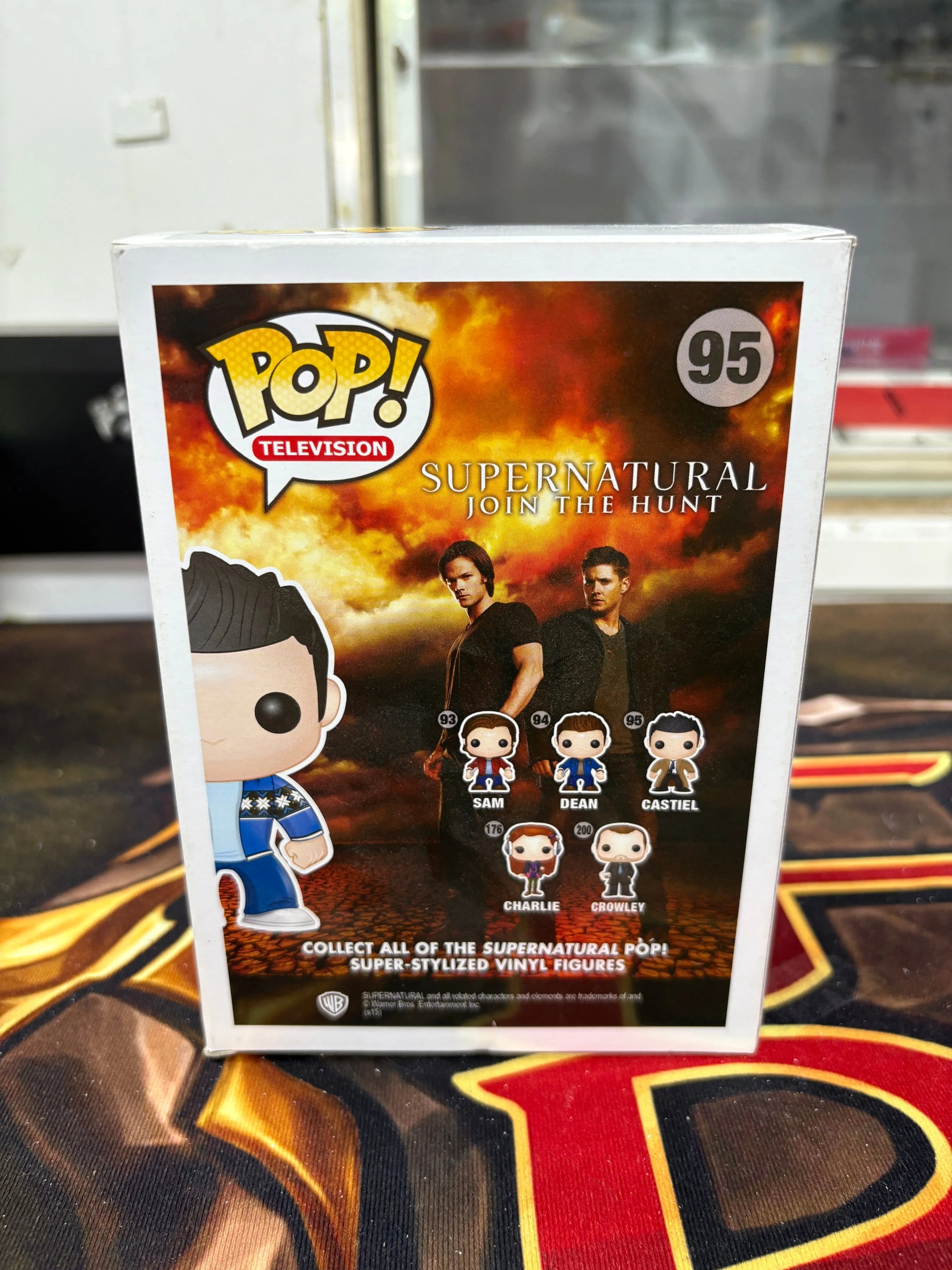 Funko Pop Supernatural Castiel # 95 - 2015 SDCC Exclusive FRENLY BRICKS - Open 7 Days